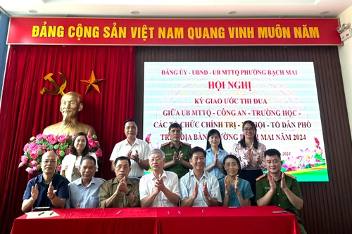 Chung sức, đồng lòng xây dựng Công an phường Bạch Mai là ‘đơn vị kiểu mẫu’