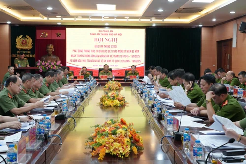 Đảm bảo tuyệt đối an ninh, an toàn Thủ đô Hà Nội dịp Quốc khánh 2-9