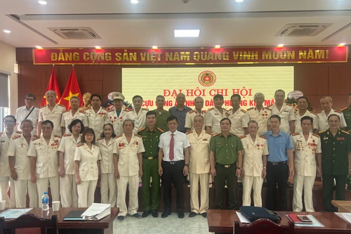 Ra mắt Chi hội cựu Công an nhân dân phường Kim Mã 