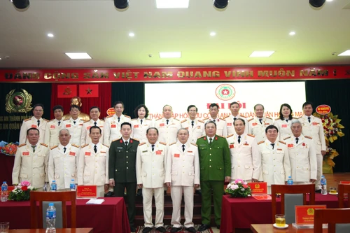 Ra mắt Hội Cựu Công an nhân dân quận Hoàng Mai