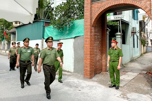 Đảm bảo tuyệt đối an ninh, an toàn lễ Quốc tang Tổng Bí thư Nguyễn Phú Trọng tại làng Lại Đà, xã Đông Hội