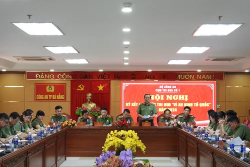 Cụm Thi đua số 1 - Bộ Công an ký kết giao ước thi đua năm 2024