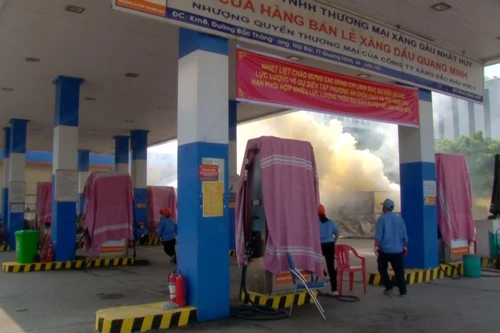 Nâng cao công tác phối hợp PCCC tại cây xăng dầu