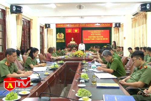 Cụ thể hóa nội dung thi đua, hoàn thành xuất sắc nhiệm vụ đảm bảo ANTT