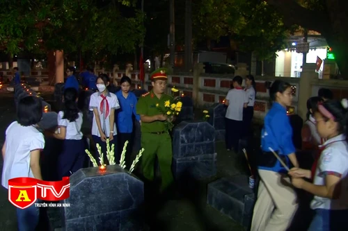 Tuổi trẻ Công an Thủ đô tri ân các anh hùng, liệt sỹ