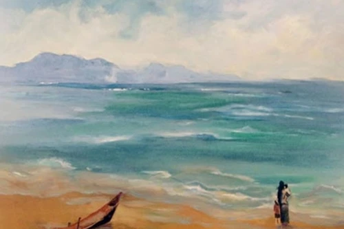 NSND Trà Giang bày tranh "Mùa xuân"