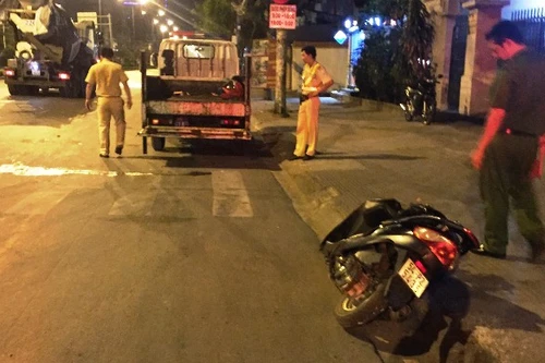 Truy tìm xe ben trong đêm cán chết người rồi bỏ trốn