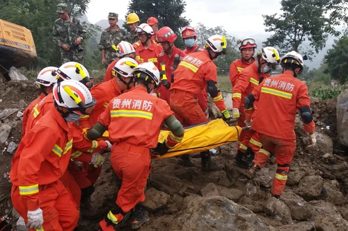 Lở đất tại Quý Châu (Trung Quốc), 40 người chết và mất tích
