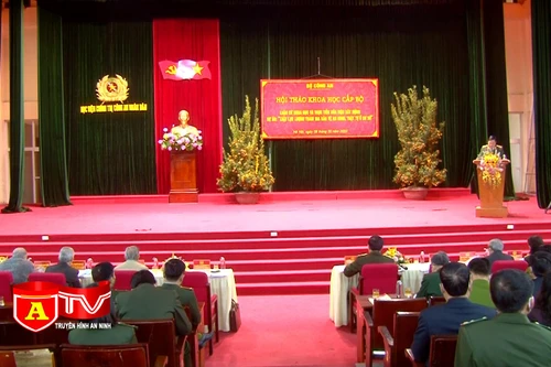 Hội thảo Dự án “Luật Lực lượng tham gia bảo vệ an ninh, trật tự ở cơ sở”