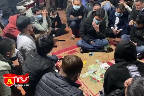 Triệt phá ổ nhóm đánh bạc chuyên nghiệp trong khu dân cư