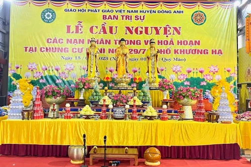 Tổ chức lễ cầu nguyện cho các nạn nhân trong vụ cháy chung cư mini tại Hà Nội