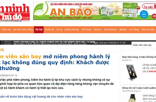 Bộ GTVT phản hồi bài báo trên Báo điện tử An ninh Thủ đô