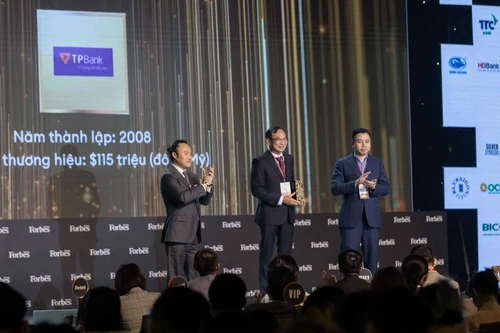 Nỗ lực mạnh mẽ, TPBank lọt Top 10 thương hiệu tài chính dẫn đầu
