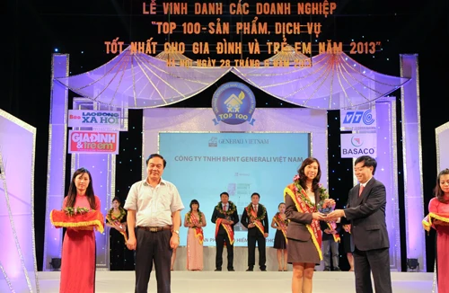 Generali Việt Nam lọt Top 100 sản phẩm tốt cho gia đình, trẻ em