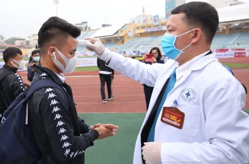 Cầu thủ đá V-League không nhất thiết phải xét nghiệm Covid-19
