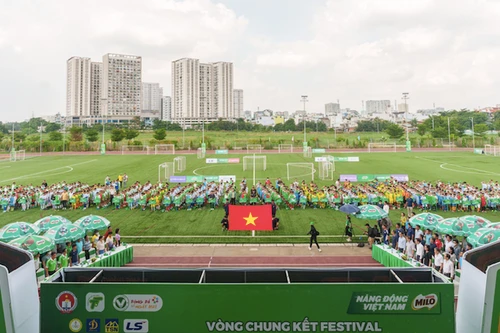 Sôi nổi giải bóng đá học đường tranh cúp Nestlé Milo
