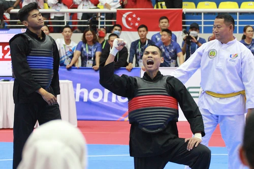 Võ sỹ Trần Đình Nam 'vùi dập' đối thủ, thoả cơn khát HCV SEA Games