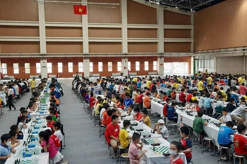 Hà Nội tổ chức giải cờ vua có số VĐV đông kỷ lục