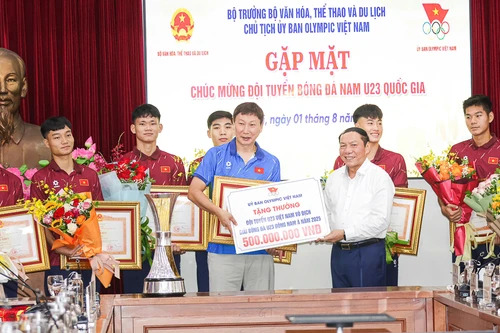 U23 Việt Nam nhận bằng khen của Thủ tướng Chính phủ