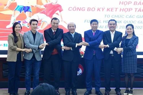 Công bố hợp tác tổ chức giải futsal quốc gia giai đoạn 2024 – 2028