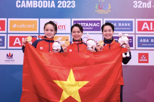 Các võ sỹ liên tiếp "gặt vàng" cho đoàn Việt Nam