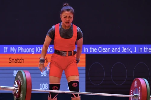 Hai lần phá kỷ lục, lực sỹ Việt vẫn thua đối thủ Thái Lan