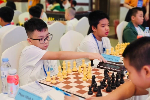 450 kỳ thủ tranh tài giải cờ vua trẻ xuất sắc quốc gia năm 2024