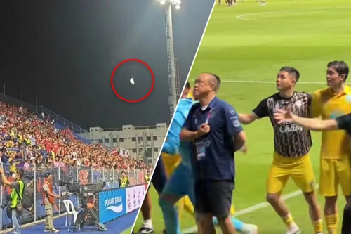 Hành vi phản cảm tại giải VĐQG Thái Lan