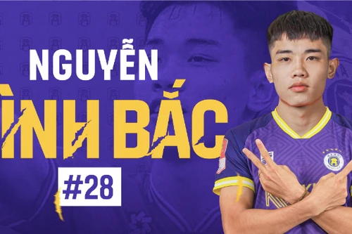 Đình Bắc gia nhập Hà Nội FC, khoác áo 28