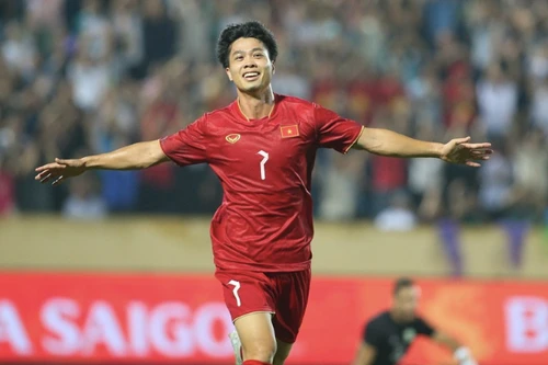 Công Phượng, Tuấn Hải lập công giúp tuyển Việt Nam thắng Palestine