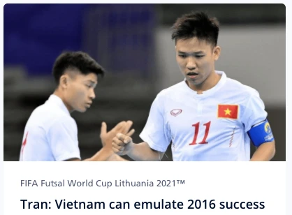 Futsal Việt Nam tự tin vượt qua vòng bảng World Cup