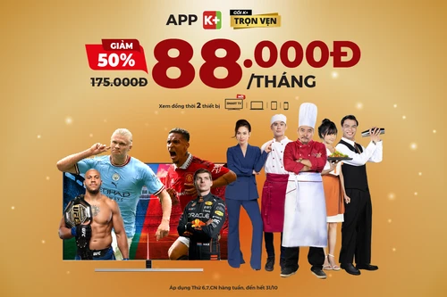 Trải nghiệm Ngoại hạng Anh với ưu đãi từ K+