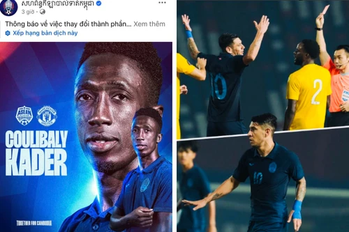 HLV Kim Sang-sik loại tuyển thủ Campuchia vì án kỷ luật