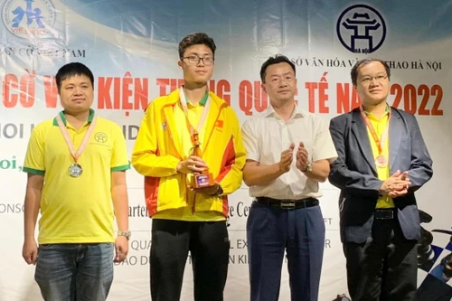 Kỳ thủ Việt Nam thắng lớn giải cờ vua quốc tế tại Hà Nội