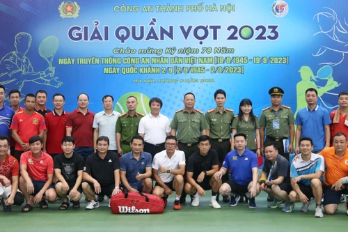 120 VĐV tranh tài Giải quần vợt CATP Hà Nội năm 2023