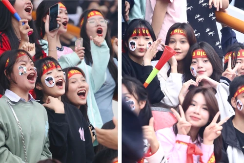 Fan nữ hâm nóng trận chung kết mùa giải 2023