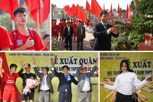 Tưng bừng xuất quân, THPT Phùng Khắc Khoan tự tin bước vào chung kết