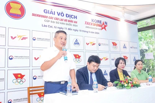 56 CLB taekwondo tranh cúp Đại sứ Hàn Quốc 2024