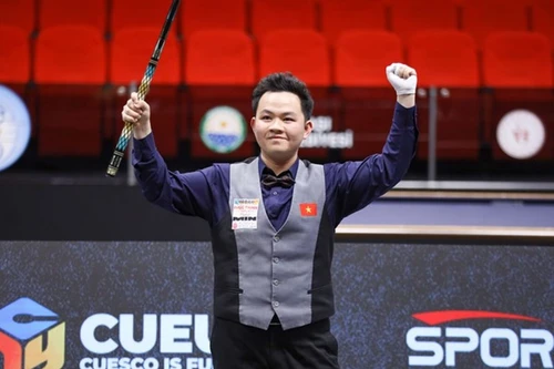 Lần đầu dự giải thế giới, cơ thủ Việt Nam đoạt luôn chức vô địch