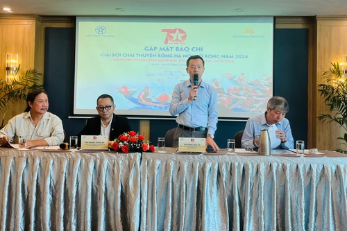 48 đội tranh tài Giải bơi chải thuyền rồng Hà Nội mở rộng năm 2024