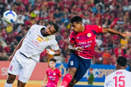 Công an Hà Nội FC chia điểm với Hà Tĩnh