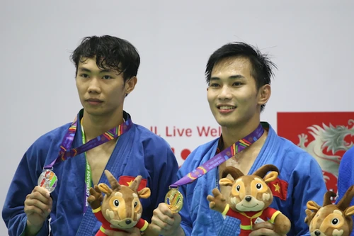 Tuyển kurash đại thắng, đoàn Việt Nam soán ngôi số 1