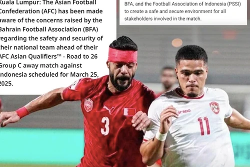AFC phán quyết vụ đề nghị Indonesia đá sân trung lập