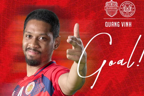 Video Quang Vinh chọc thủng lưới Buriram Utd, mở tỉ số cho Công an Hà Nội FC