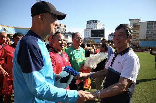 Giao lưu bóng đá kỷ niệm 66 năm thành lập đội Công an Hà Nội