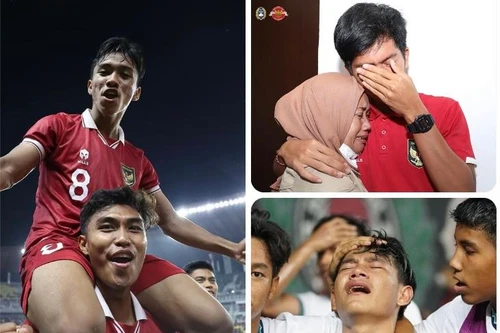 Cầu thủ trẻ Indonesia khóc - cười khi đấu Việt Nam