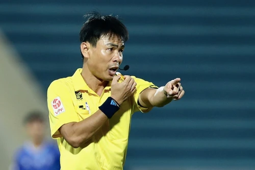 Tạm "treo" trọng tài Trương Hồng Vũ