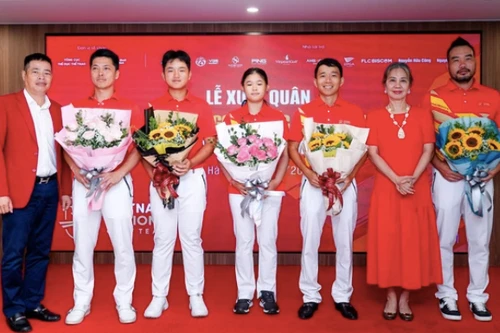 Đội hình trẻ nhất lịch sử golf Việt Nam dự SEA Games 32