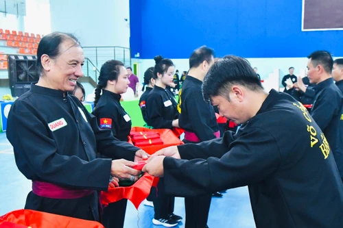 196/208 thí sinh thi đỗ kỳ thi nâng, đổi đai võ cổ truyền quốc gia