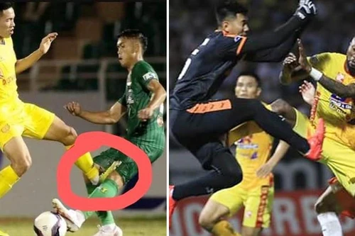 VFF treo giò thêm 2 cầu thủ "bỏ bóng đạp người"